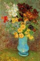 Vase with Daisies and Anemones Vincent van Gogh Impressionism Flowers